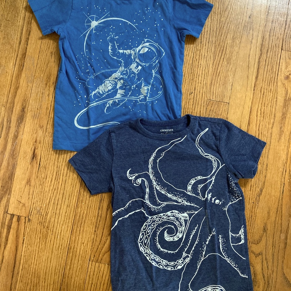 Boy’s crew cuts t-shirts